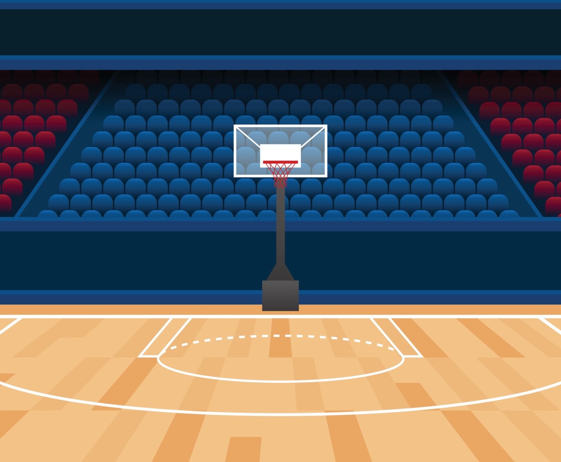 Basketball Stadium Background Concept