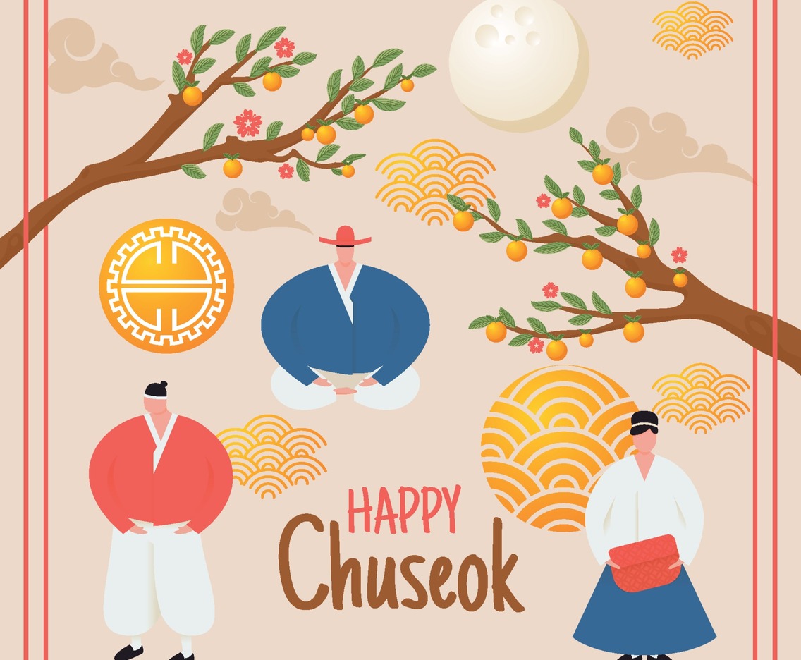 Happy Chuseok Festival Background