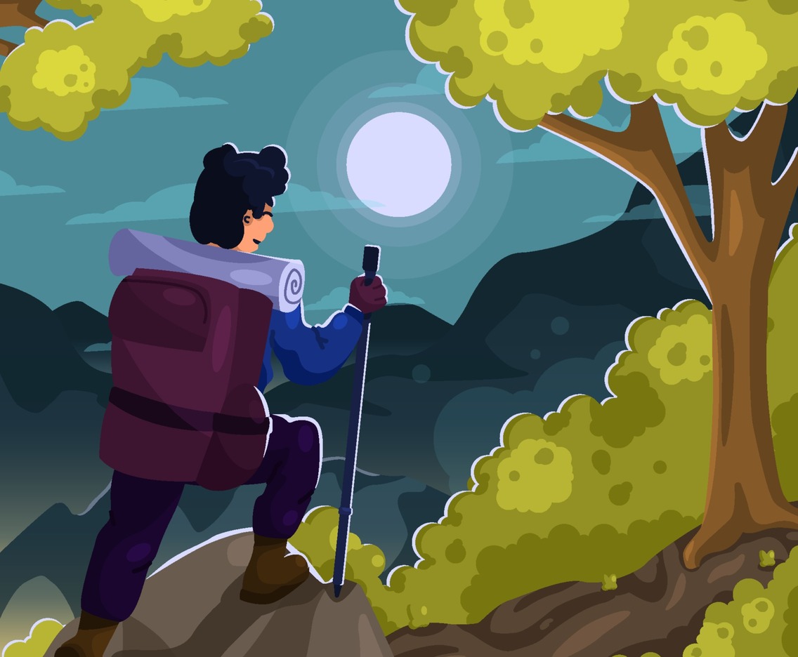 Hiking Activity in the Morning