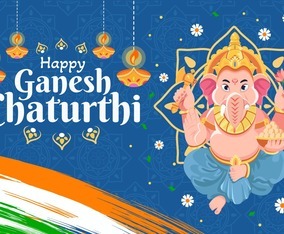Happy Ganesh Chaturthi Celebration