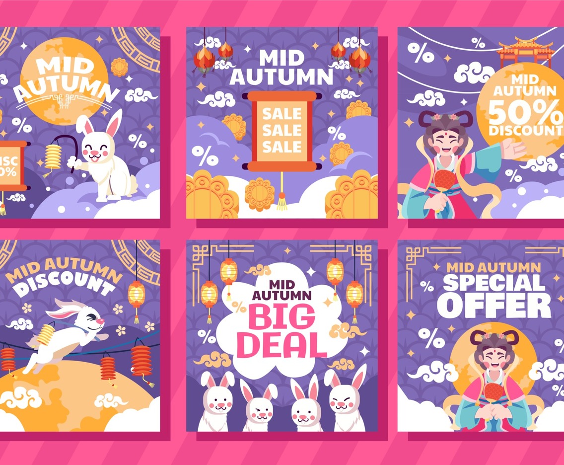 Mid Autumn Sale Social Media Post