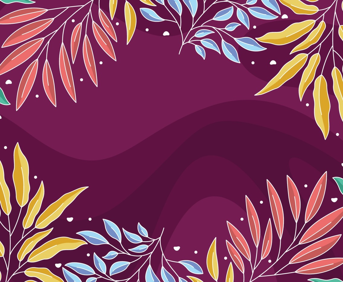 Colorful Leaves and Foliage Background