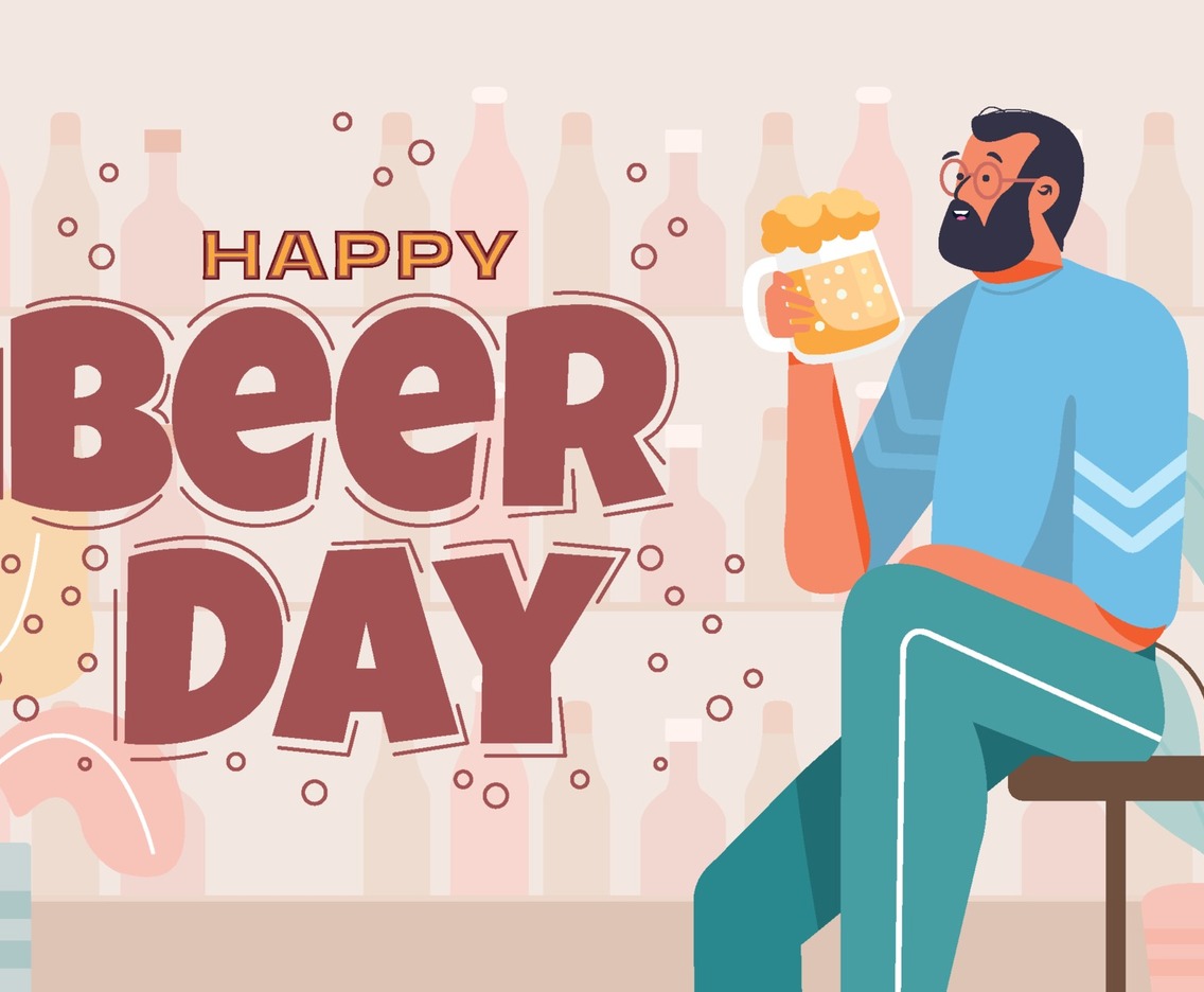 Man Celebrate Beer Day