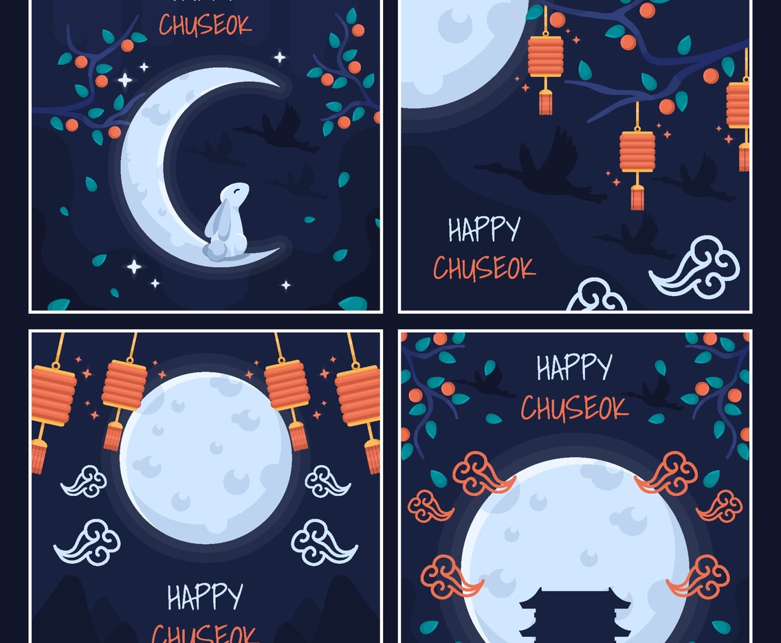 Happy Chuseok Card Collections