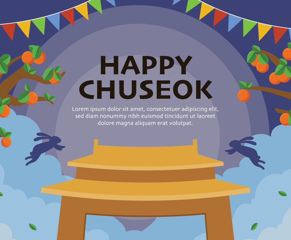 Chuseok Festival Background Design