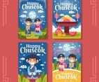 Cute Happy Chuseok Cards