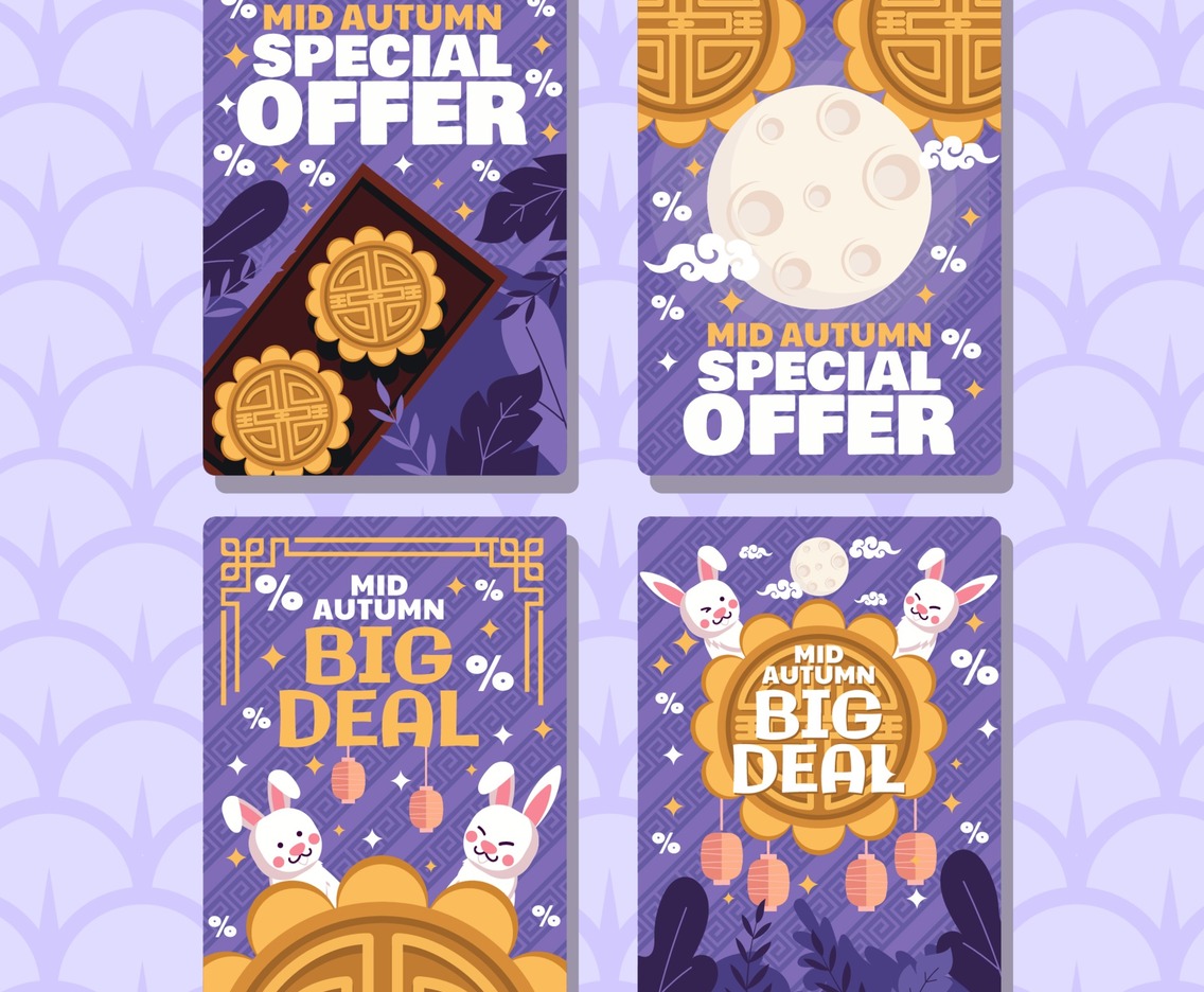 Mid Autumn Festival Marketing Card