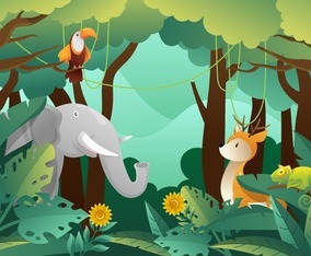 Animals In the Forest
