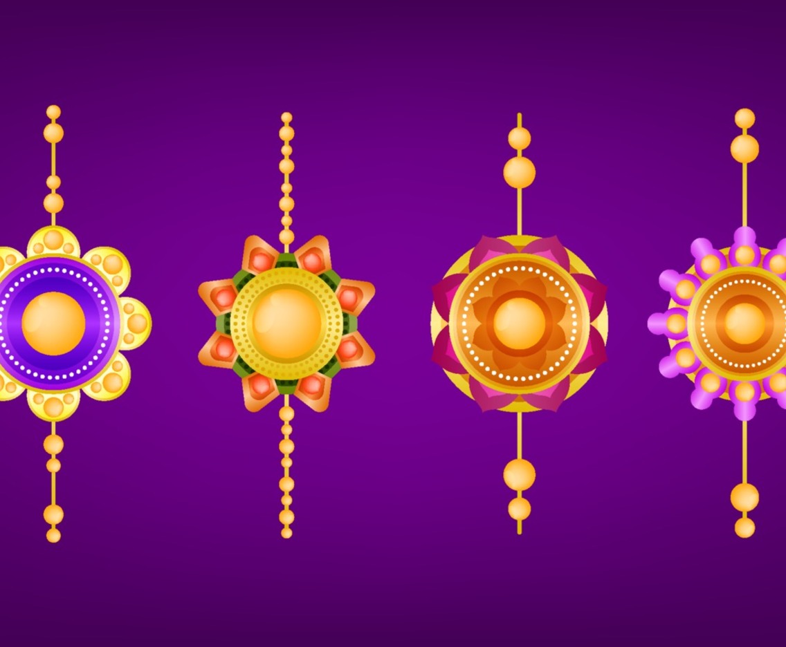 Raksha Bandhan India Festival Element Collection