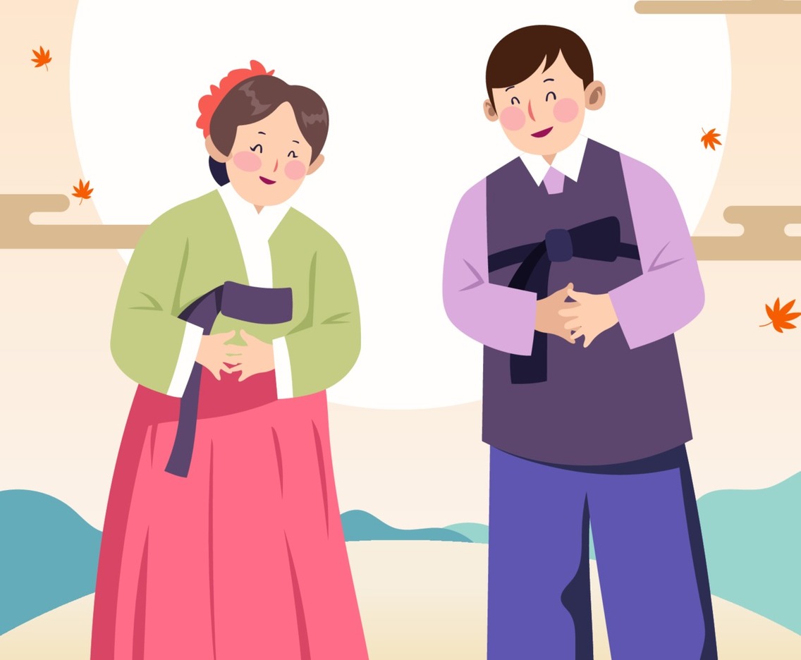 Happy Chuseok Korean Thanksgiving Day