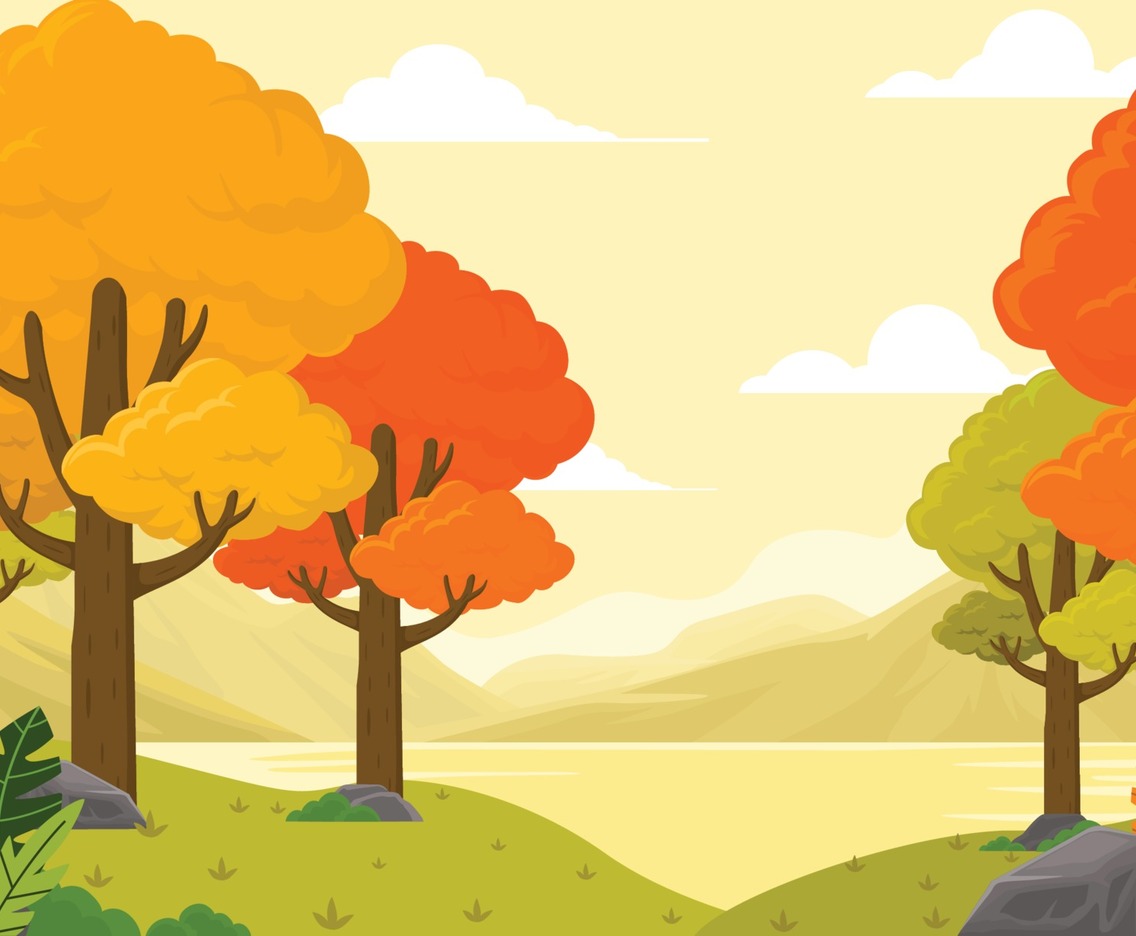 Morning Autumn Forest