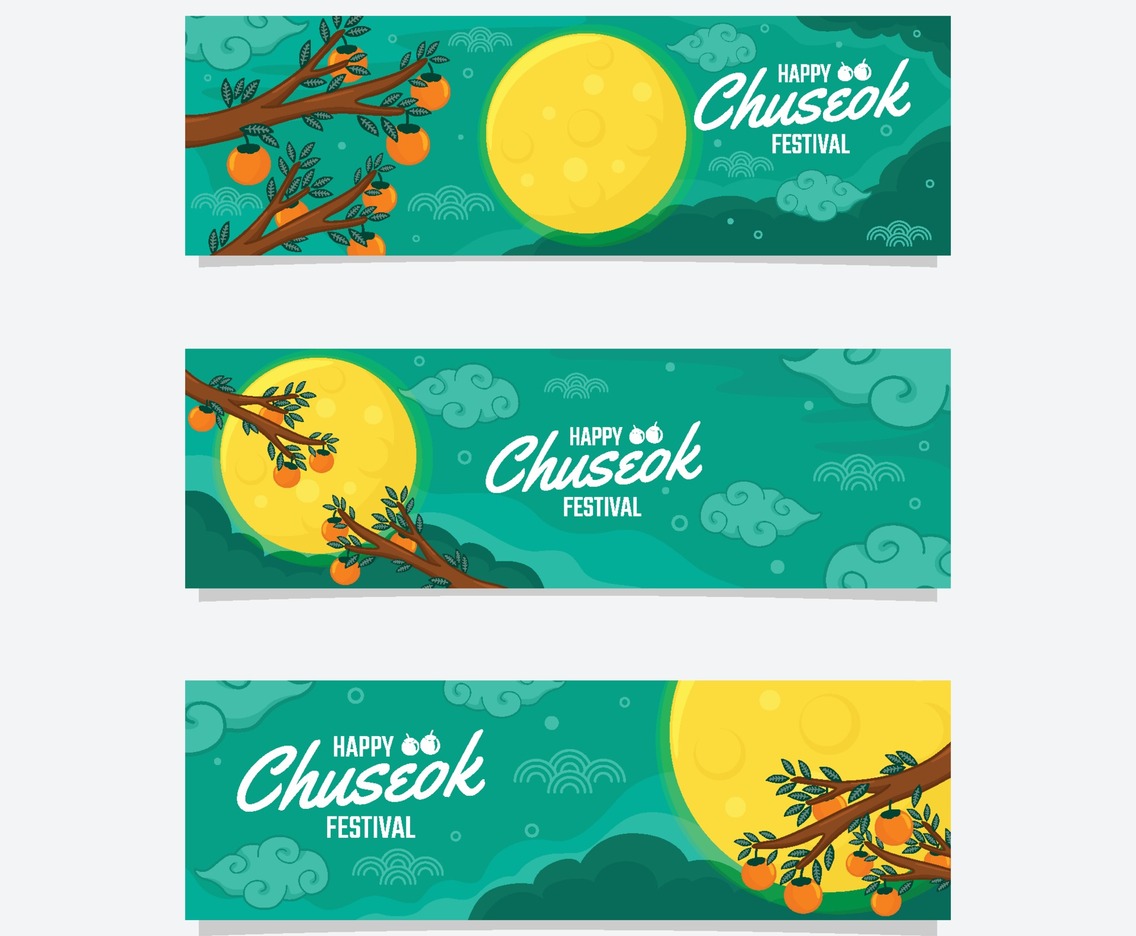 Happy Chuseok Festival Banner