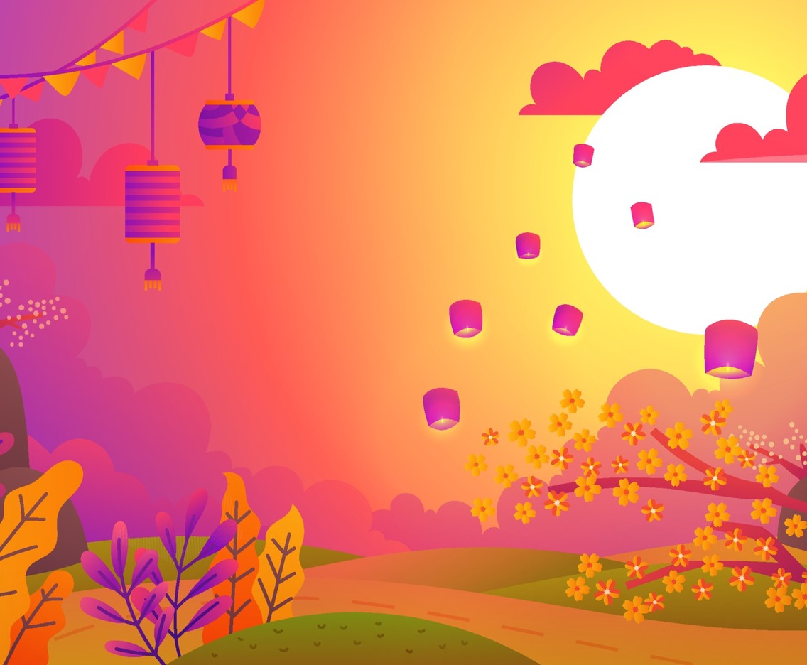 Mid Autumn Festival Background