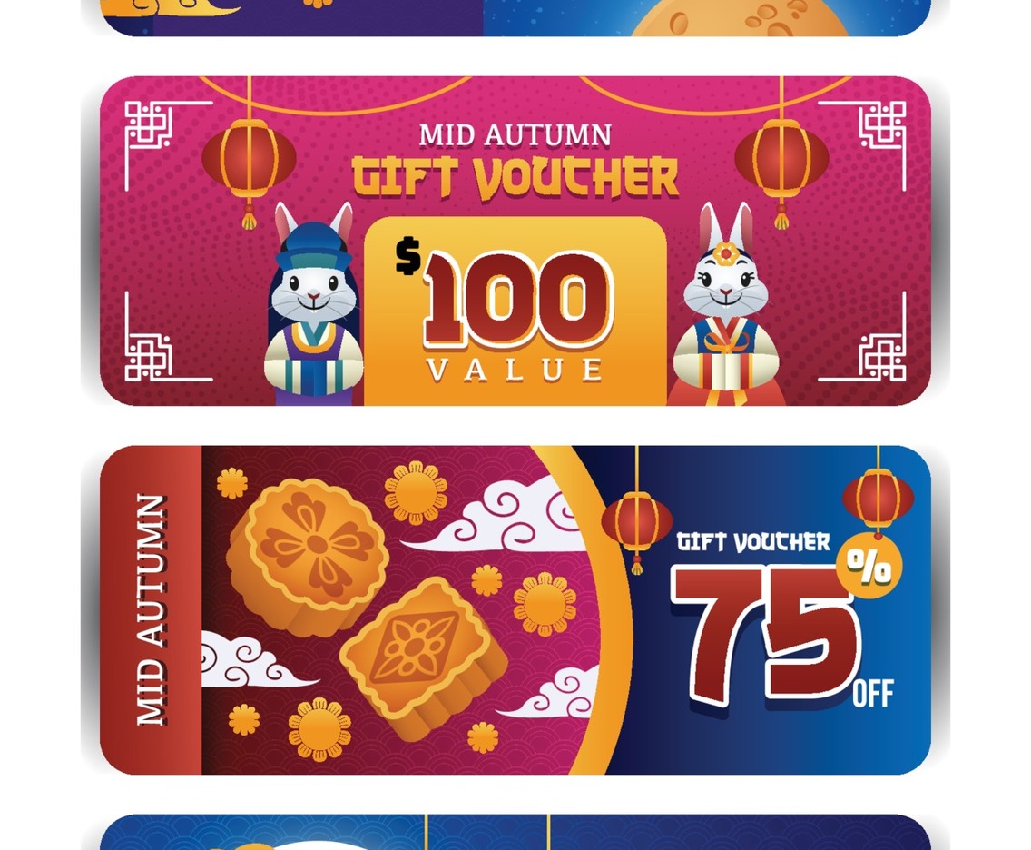 Mid autumn festival gift card set