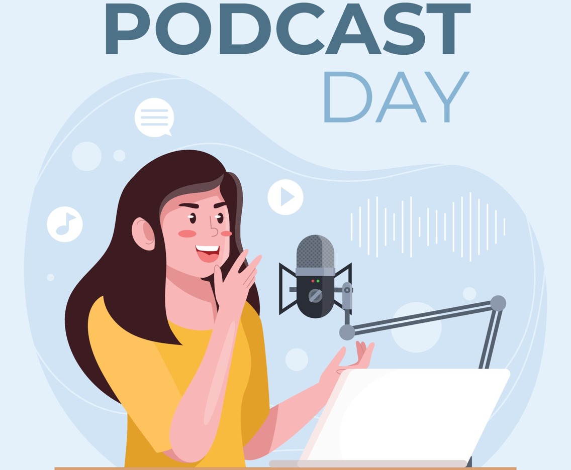 Podcast Day Concept