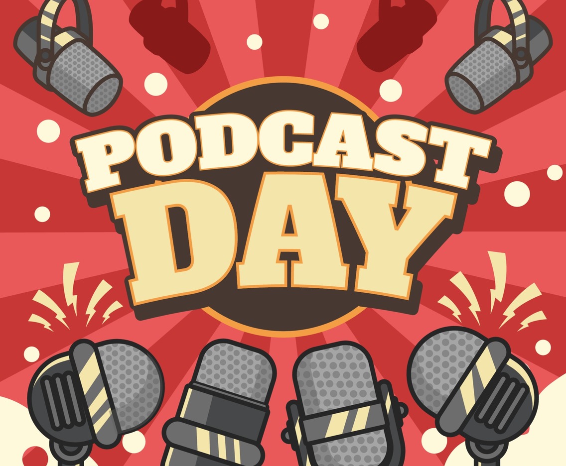 Podcast Day Concept