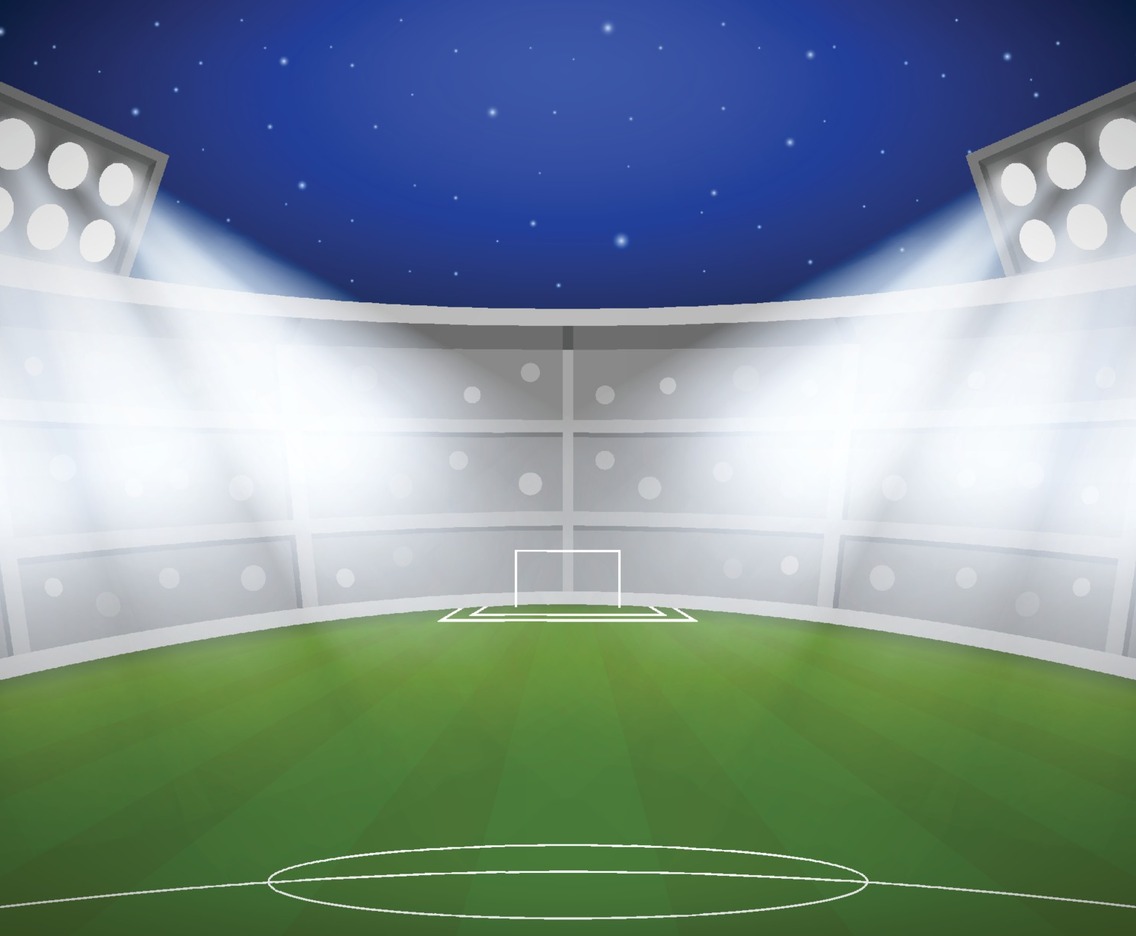 Night Football Stadium Background