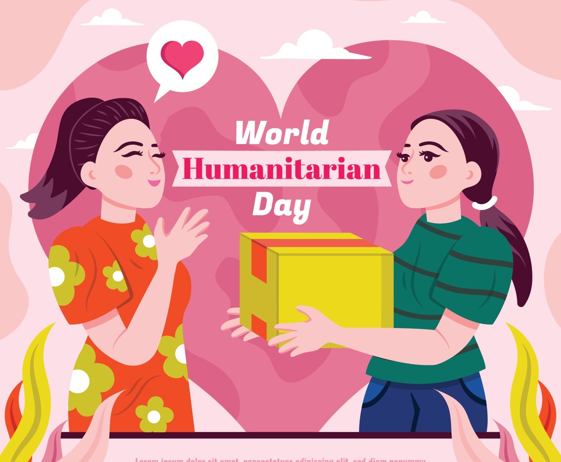 World Humanitarian Day Poster Template