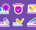 Covid 19 After Vaccine Sticker Collection