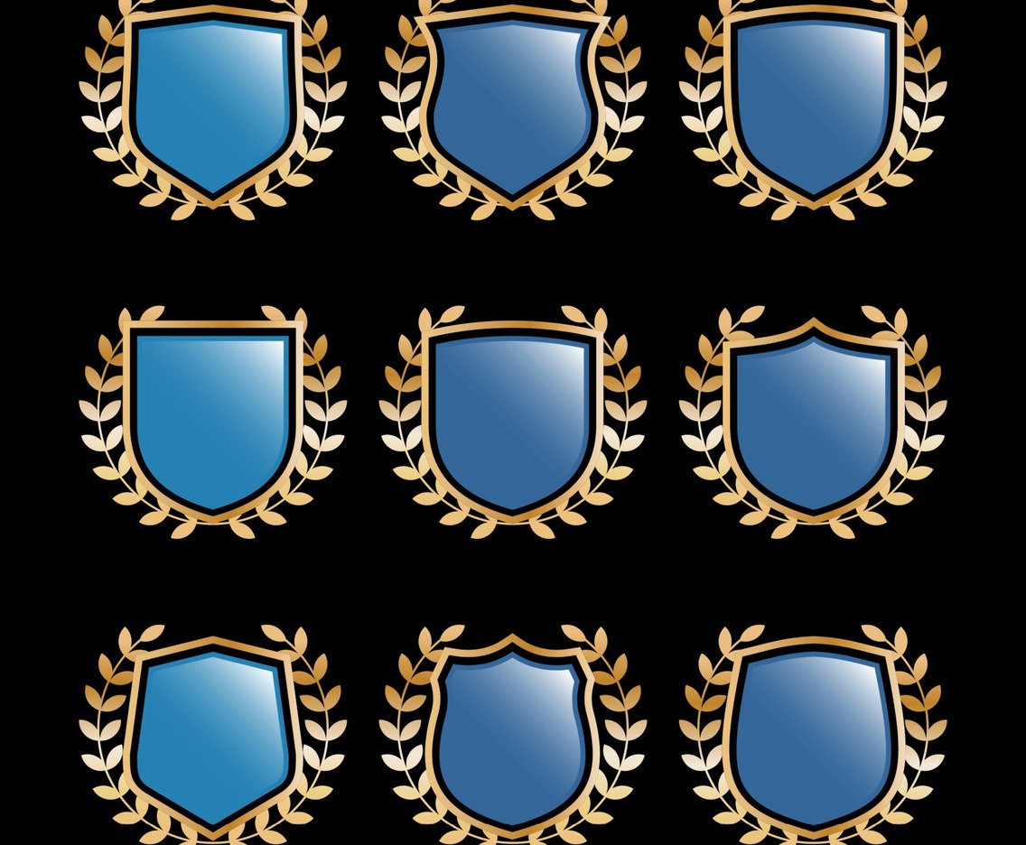 Shield Logo Element Set
