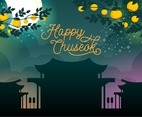 Happy Chuseok Festival Background