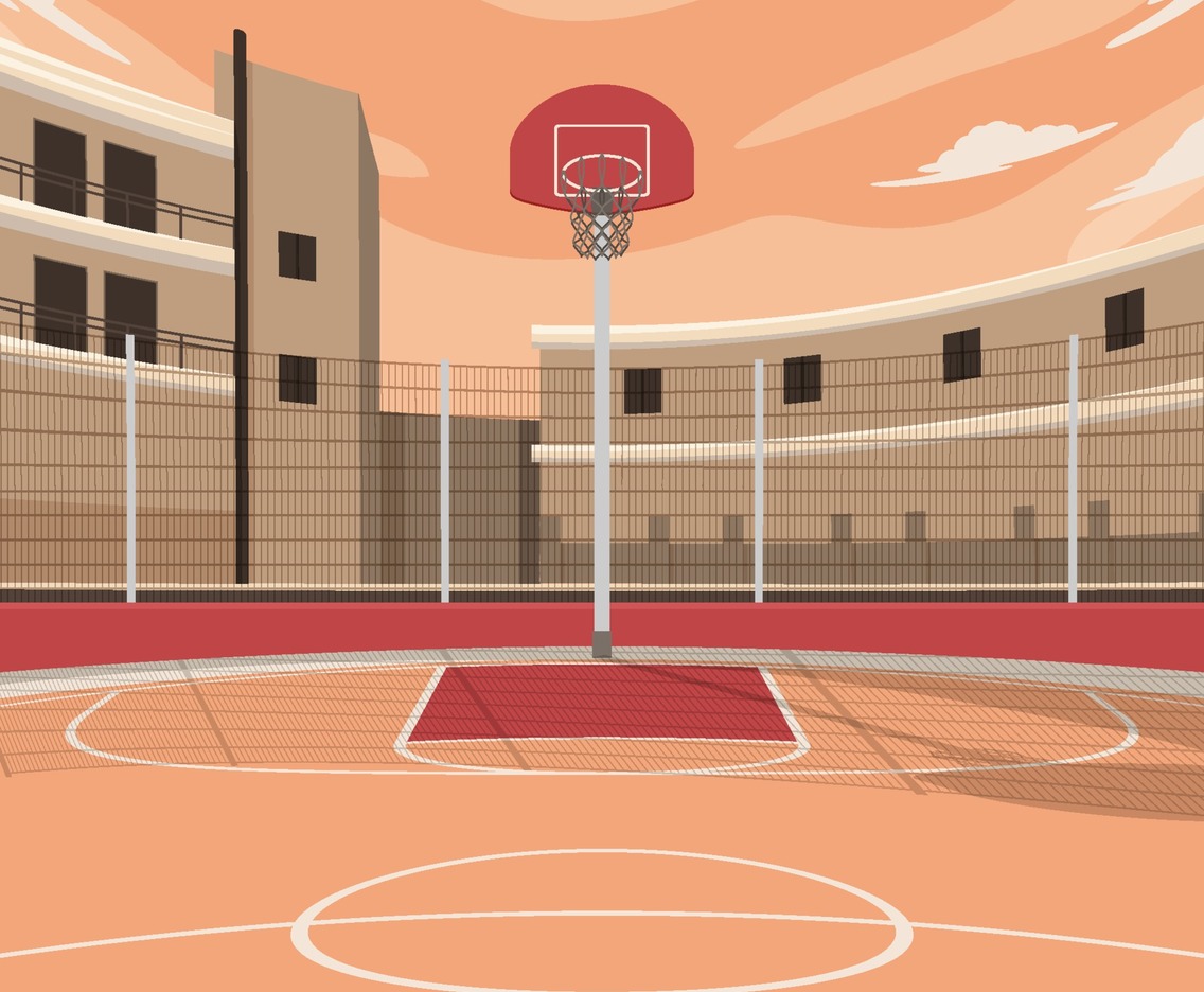 Outdoor Basketball Court