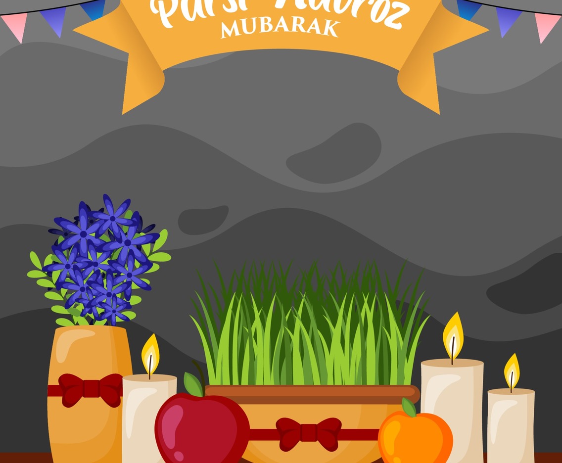 Parsi Navroz Mubarak Background