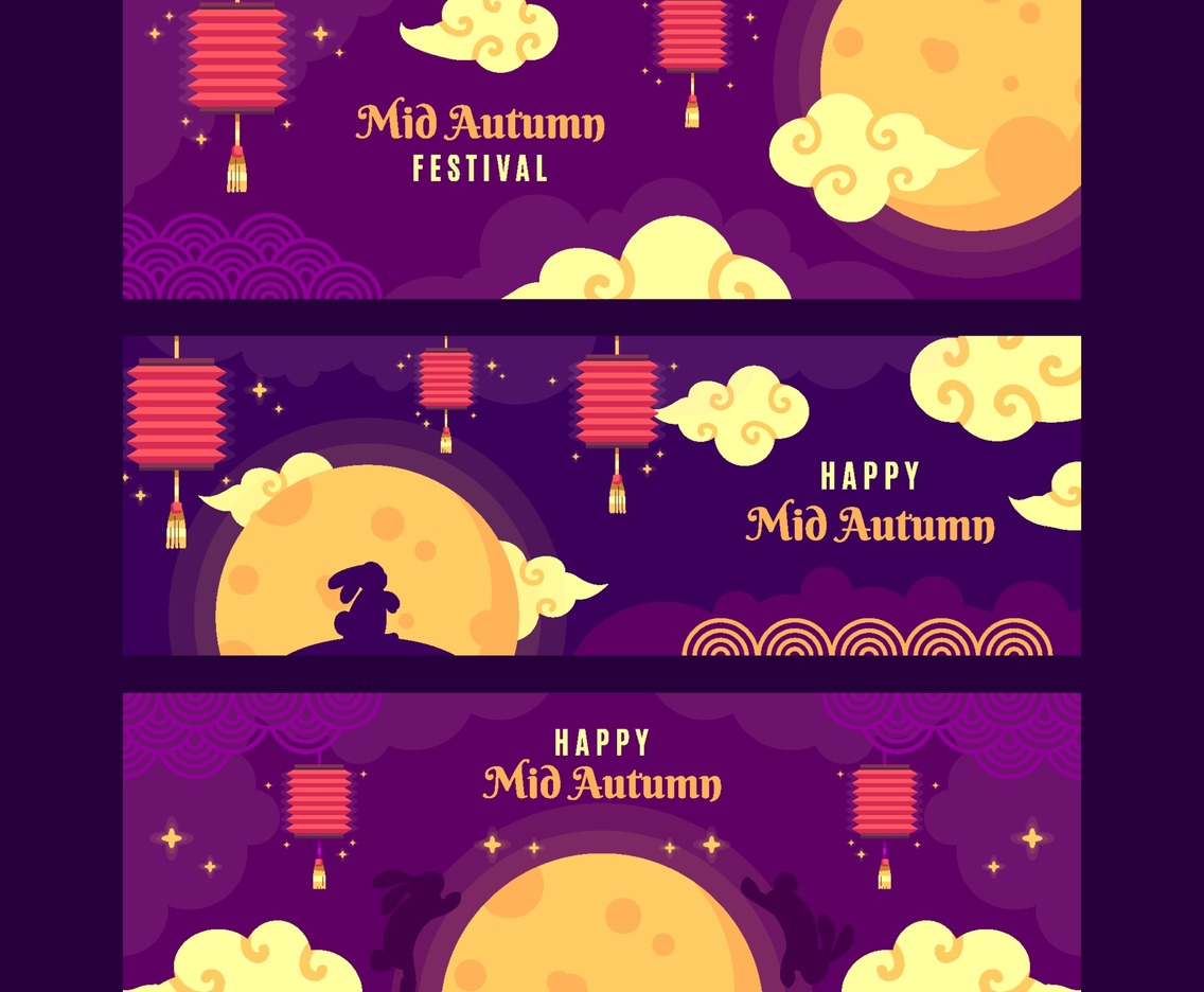Mid Autumn Festical Banner Collections