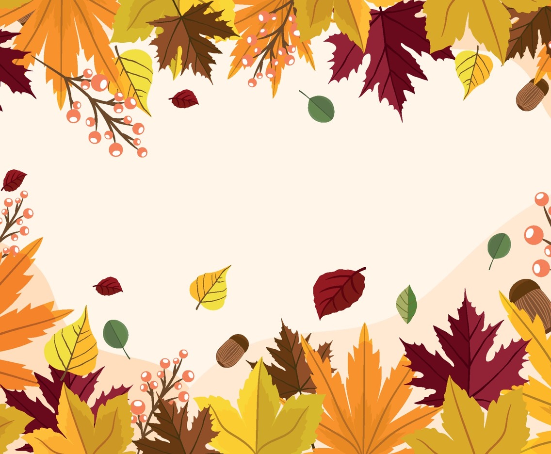 autumn floral background