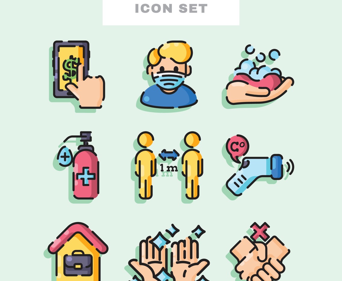 New Normal Icon Set