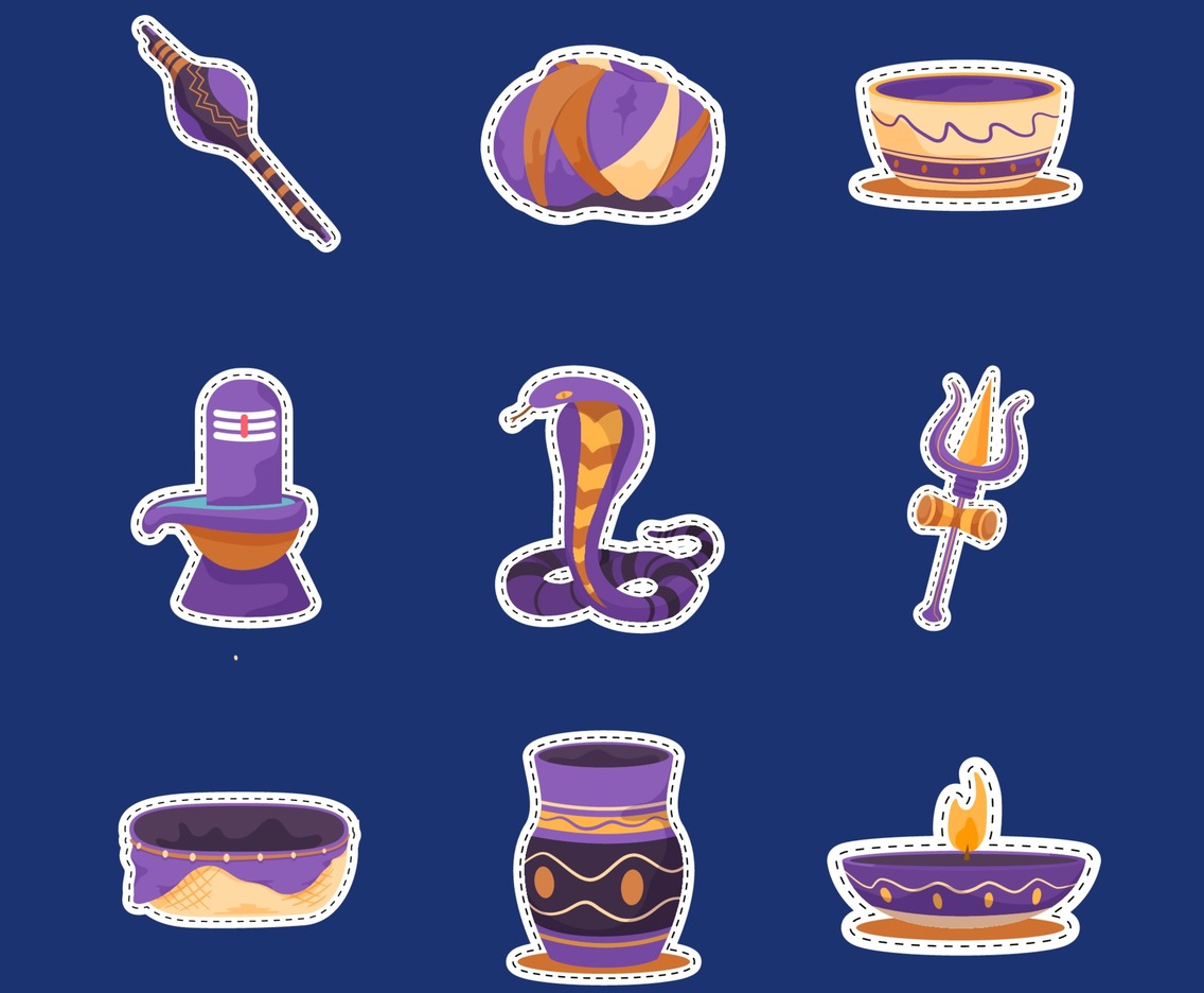 Sticker Pack for Nag Panchami Festival