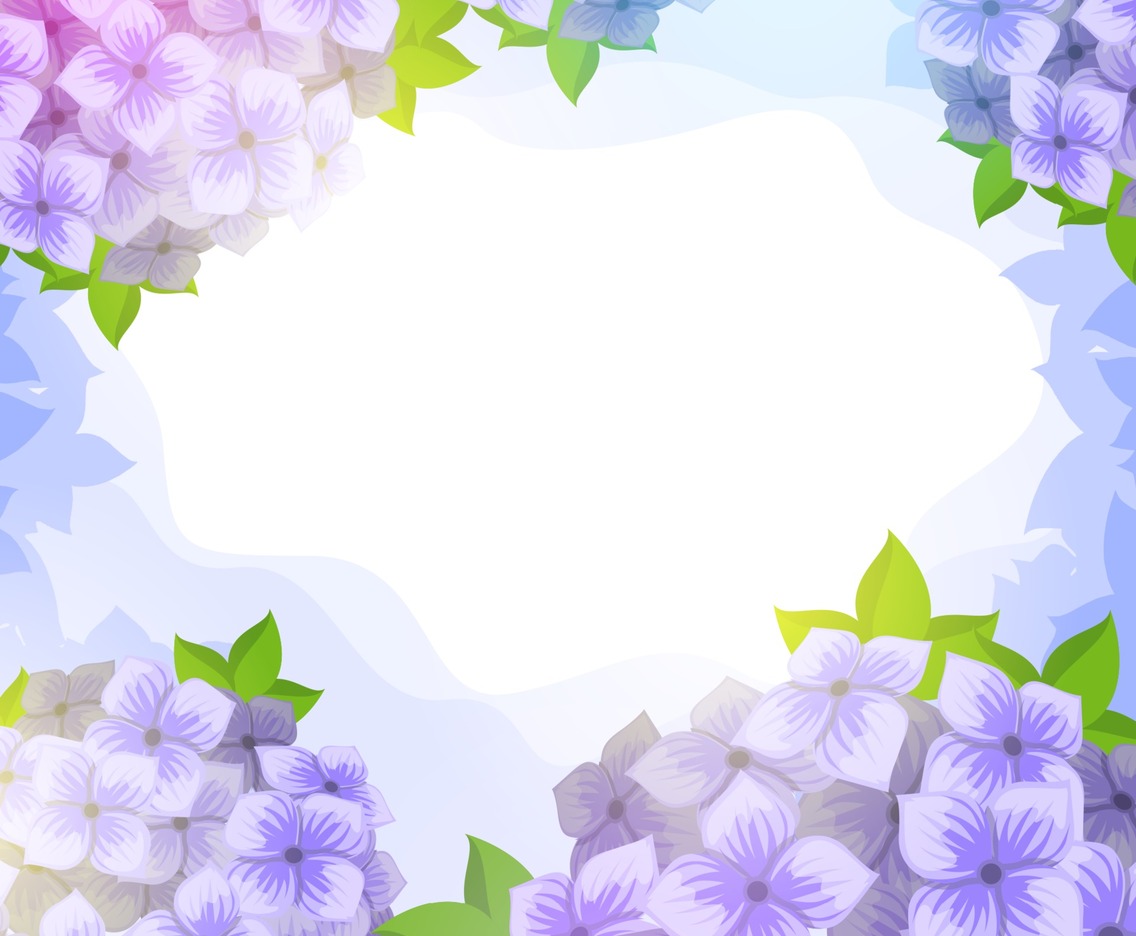 Flower Hygrangea Ornament Background