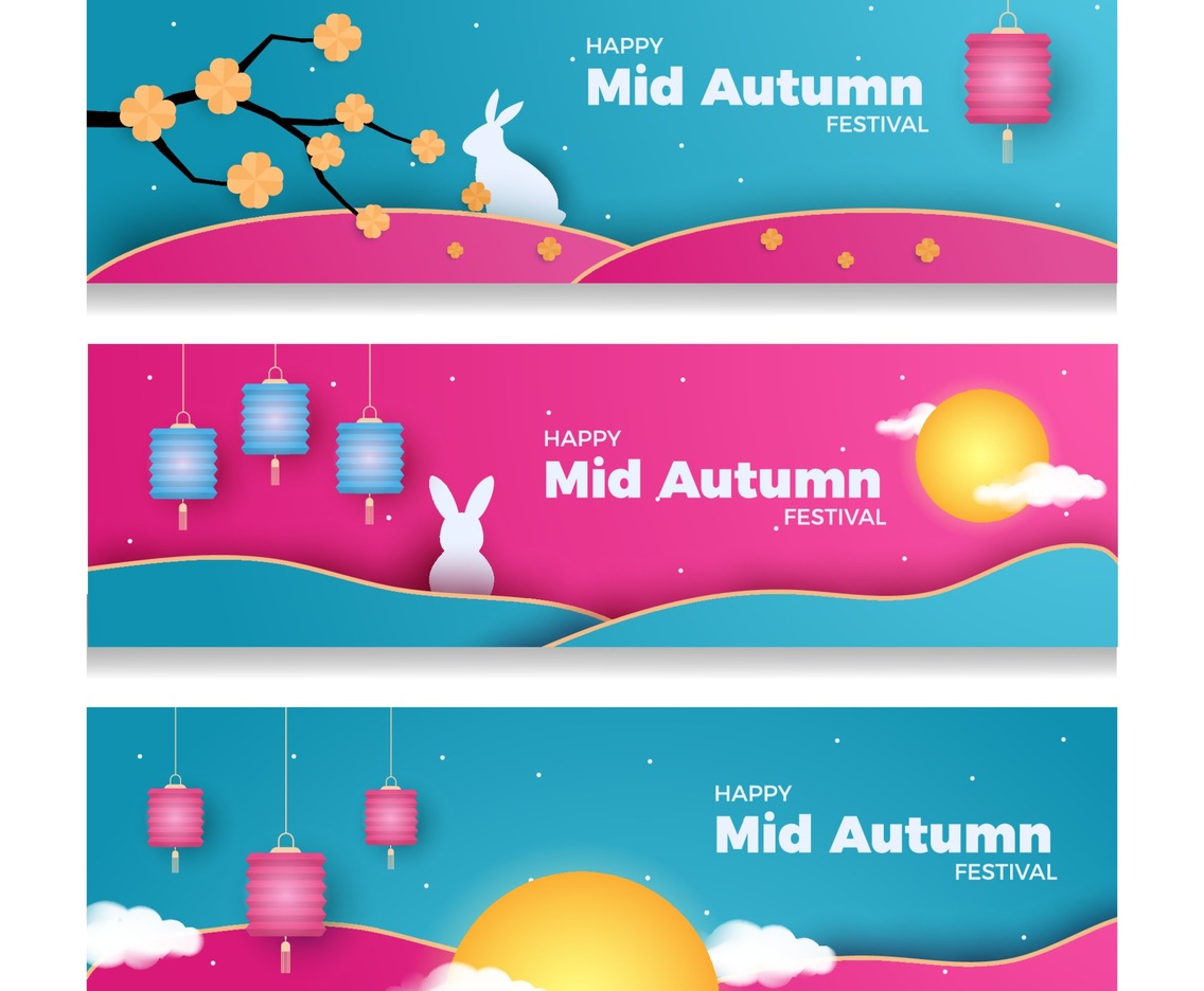 Mid Autumn Banner Collection