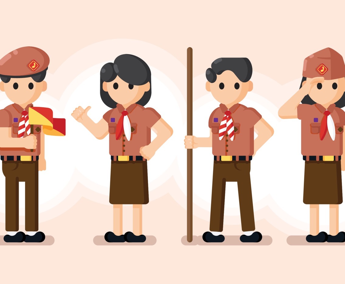 Indonesia Pramuka Character