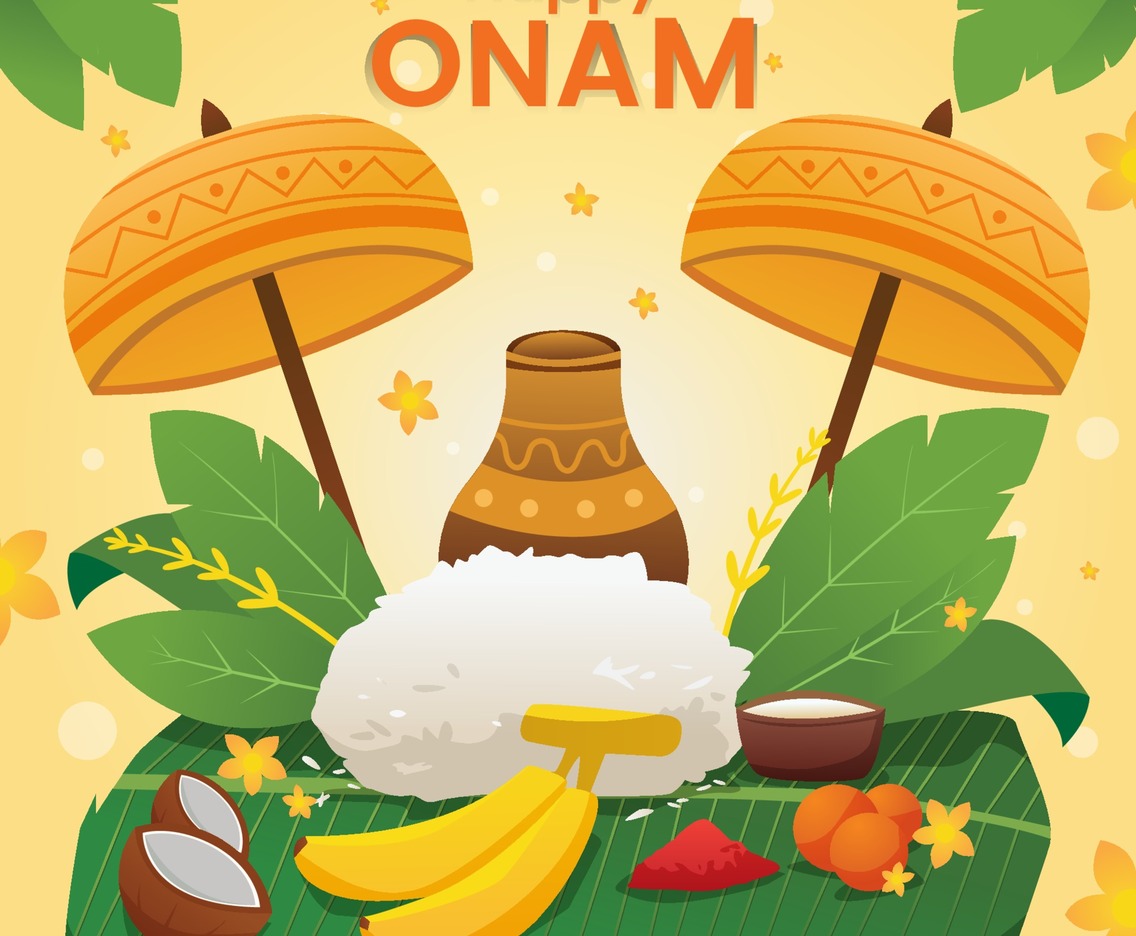 Onam Day with Lots of Food