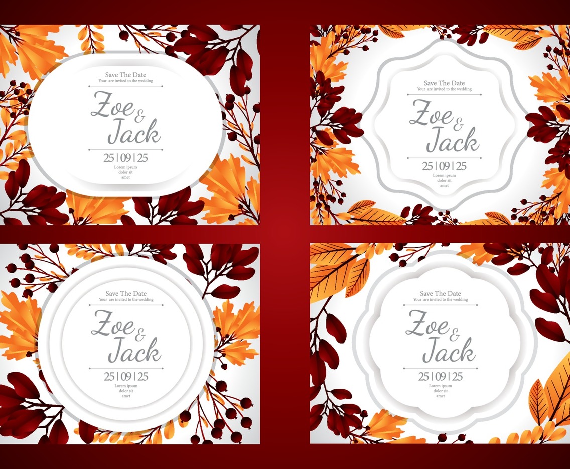 Floral Invitation Card Concept