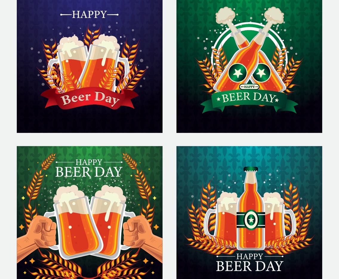 Beer Day Festival Card Concept