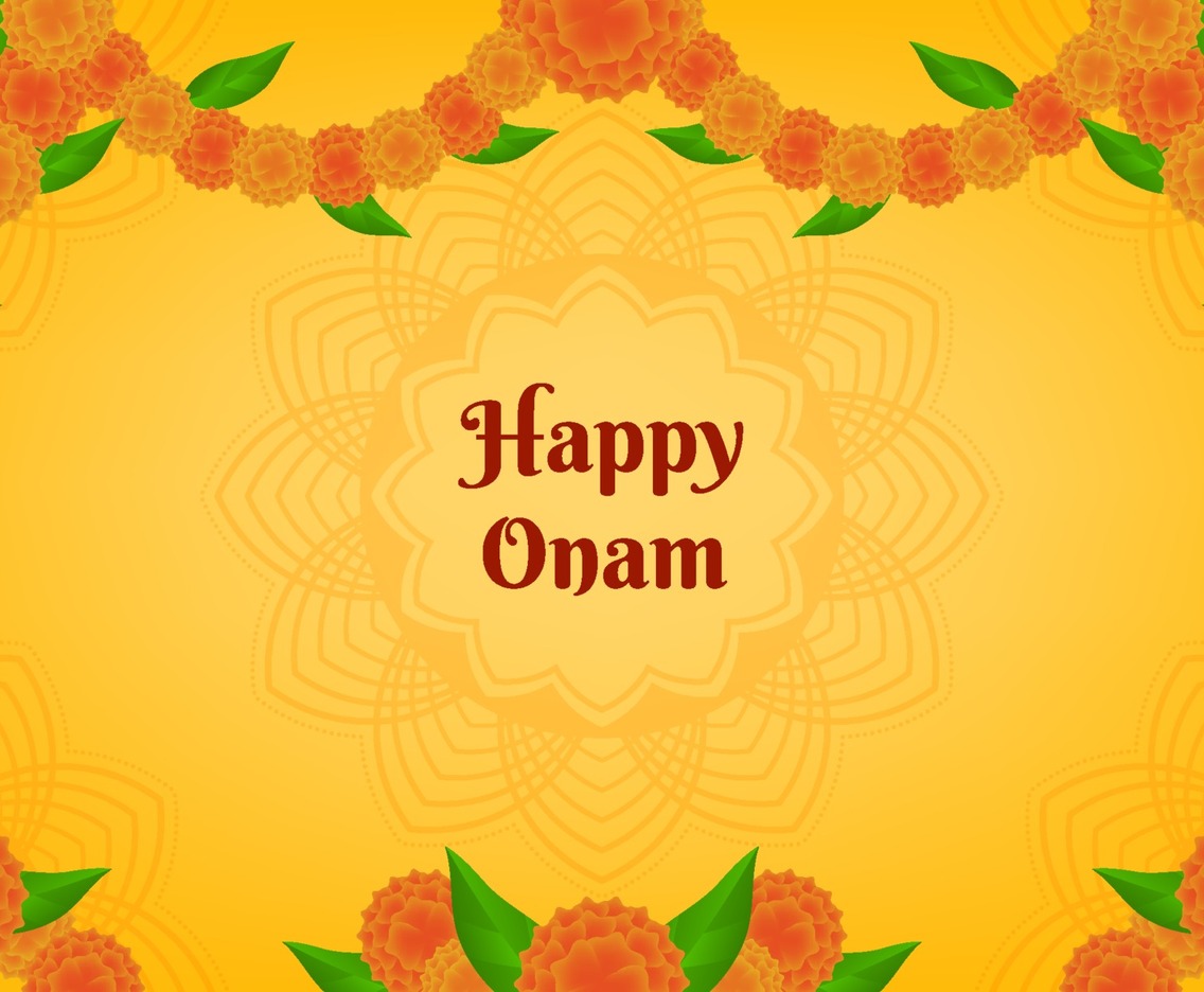 Onam India Festivity Background