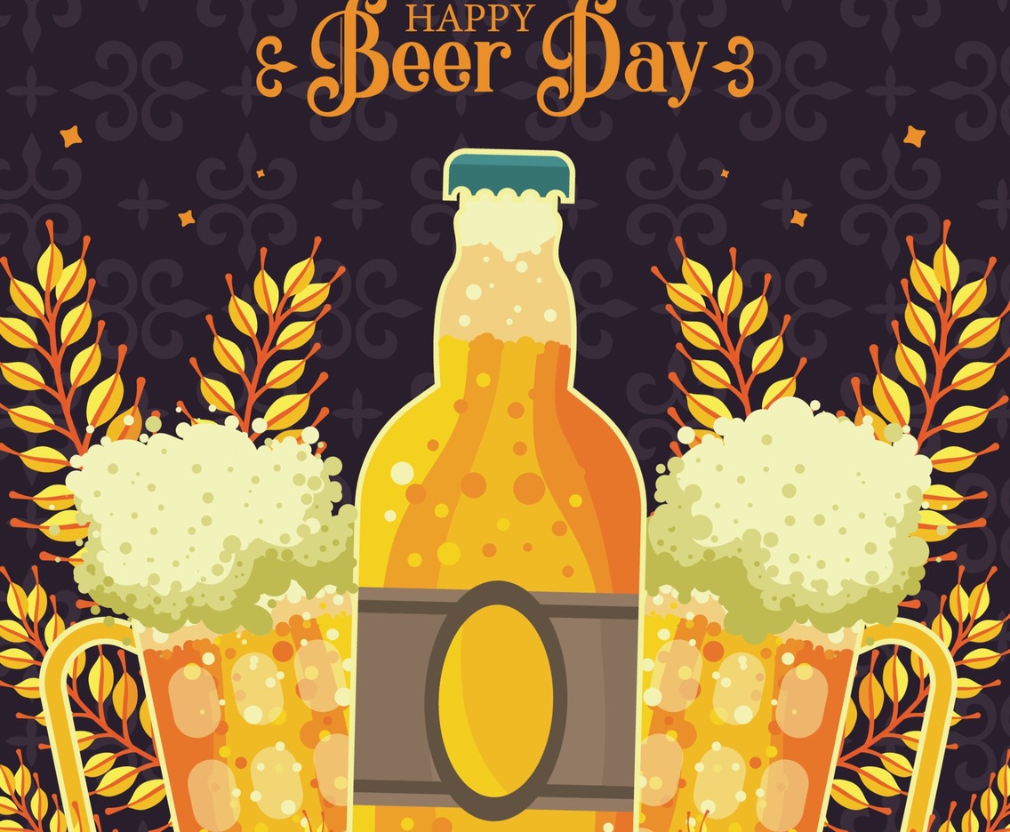 Beer Day Festival Background Concept