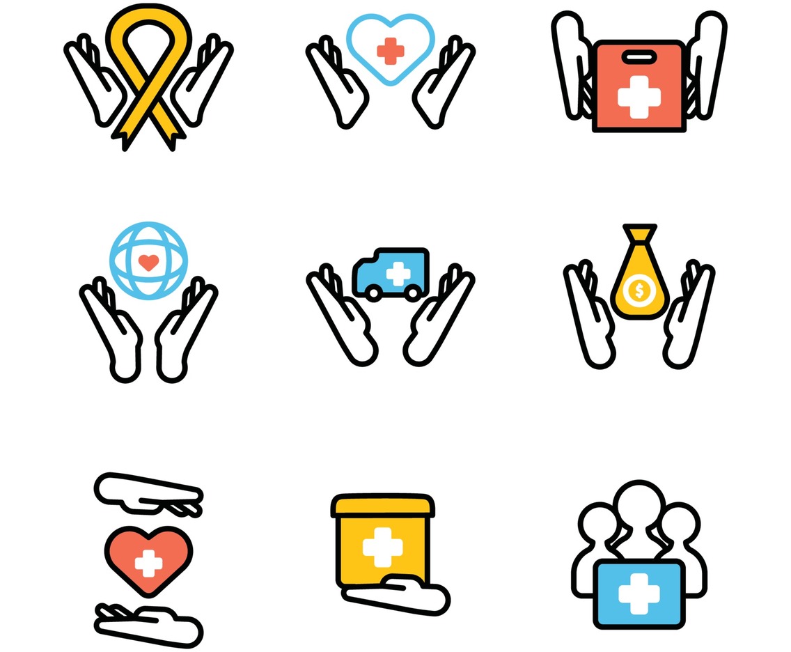 Humanitarian Day Sticker Concept