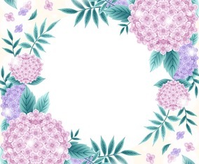 Beautiful Floral Hydrangea Background