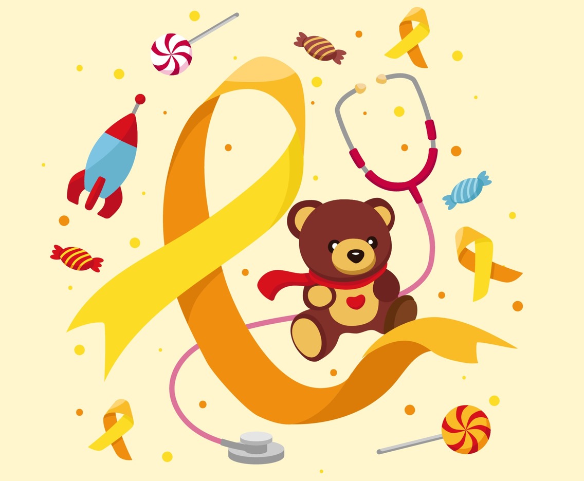 Fun Childhod Cancer Activism Concept