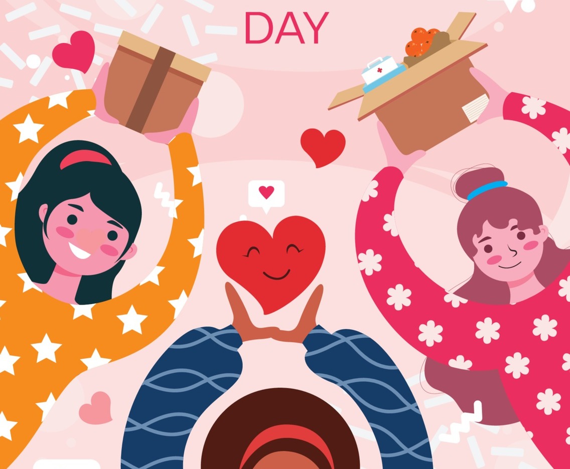 World Humanitarian Day Woman Character