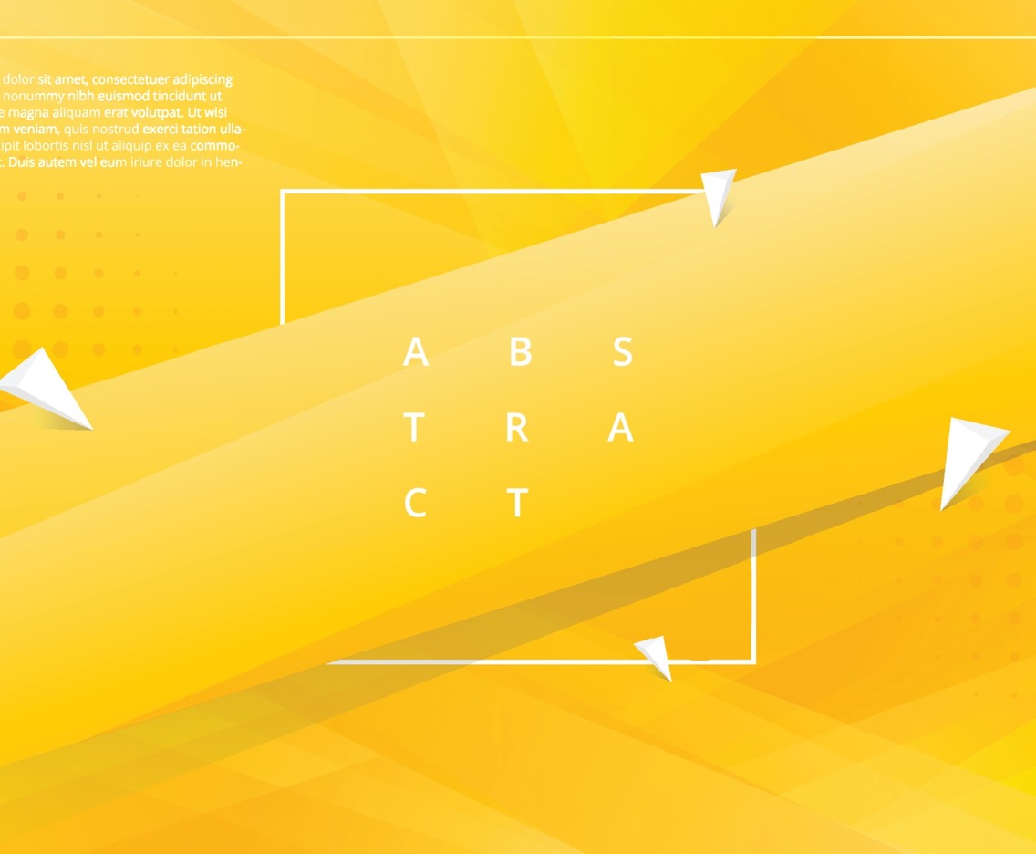Yellow Triangular Gradient Background Template