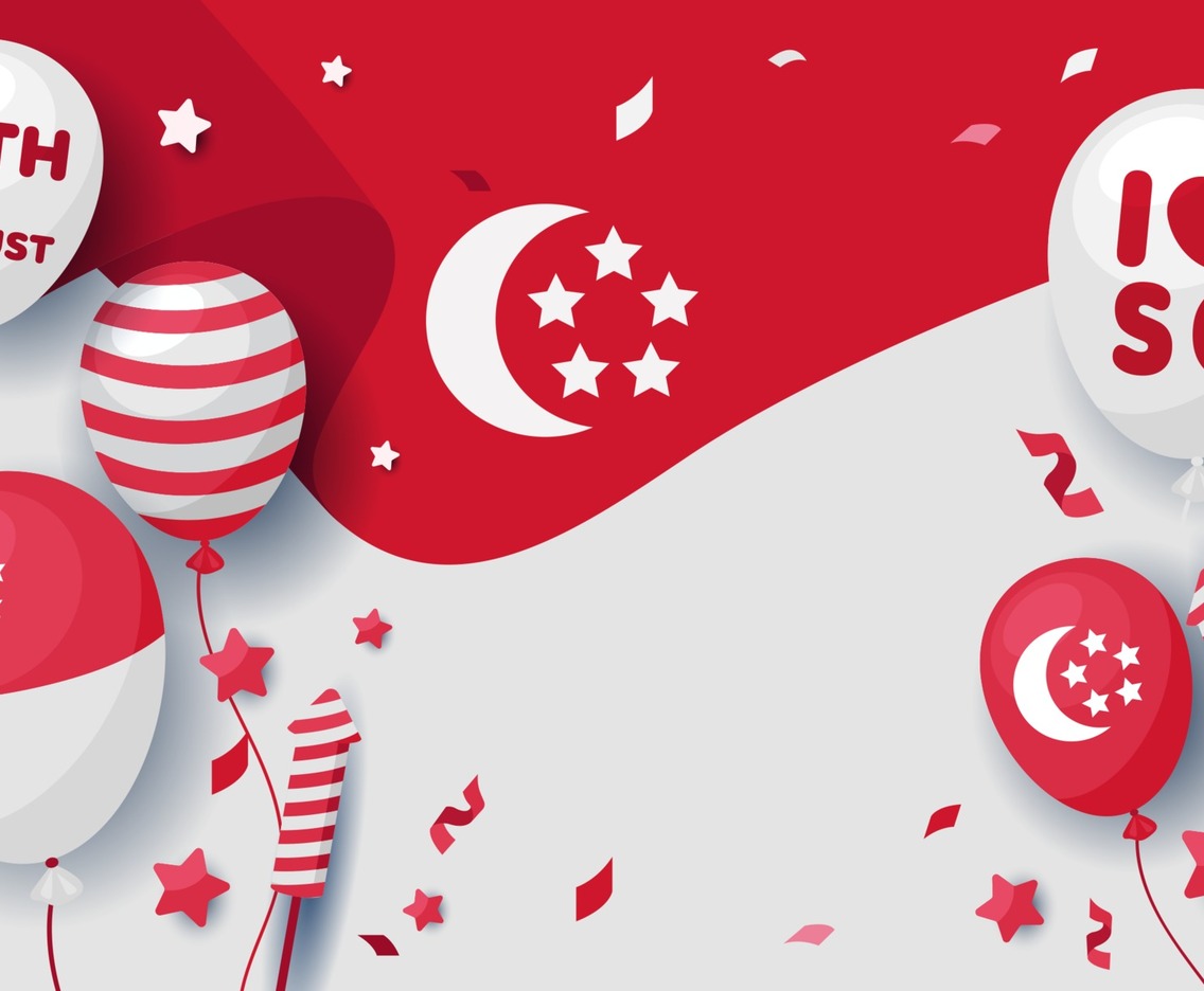 Singapore Independence Day Background