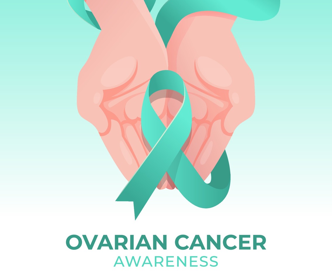 Hand with Green Ribbon