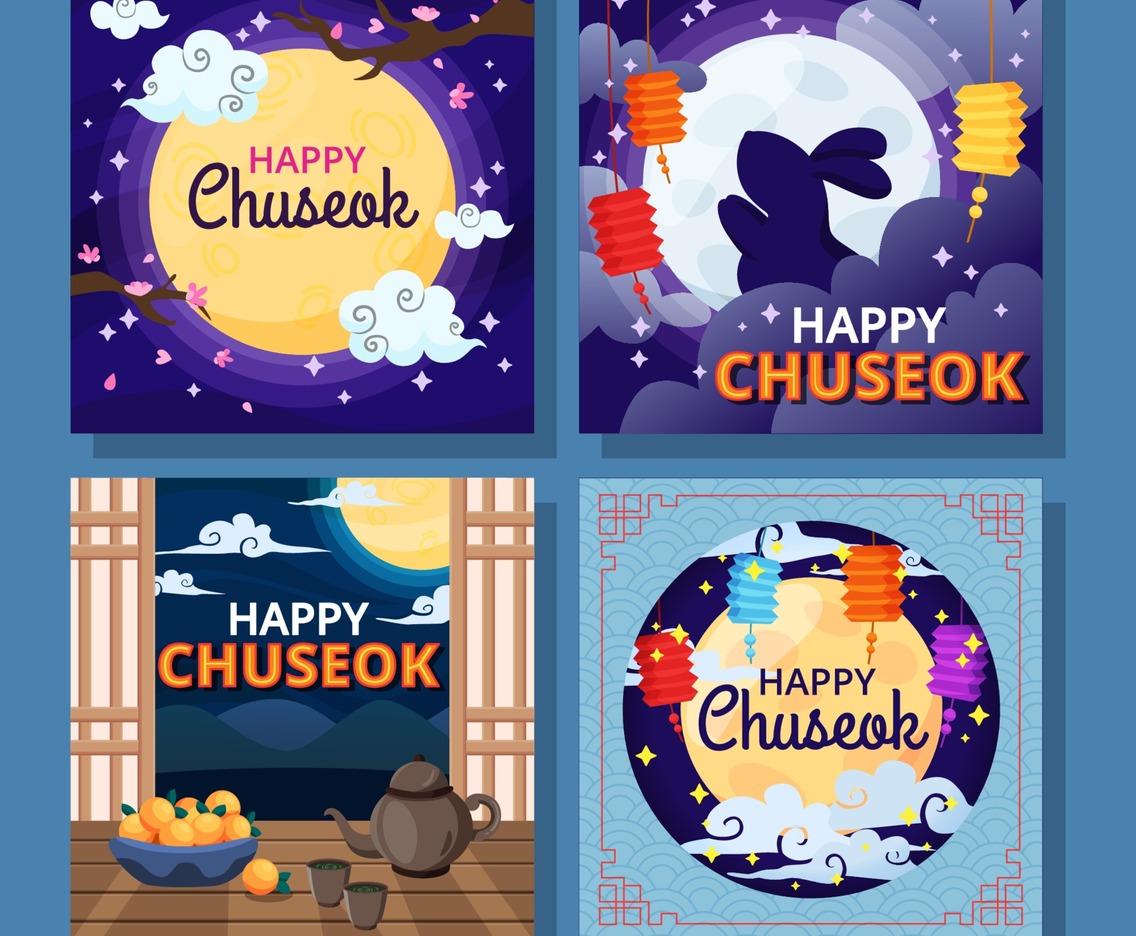 Happy Chuseok Card Collection