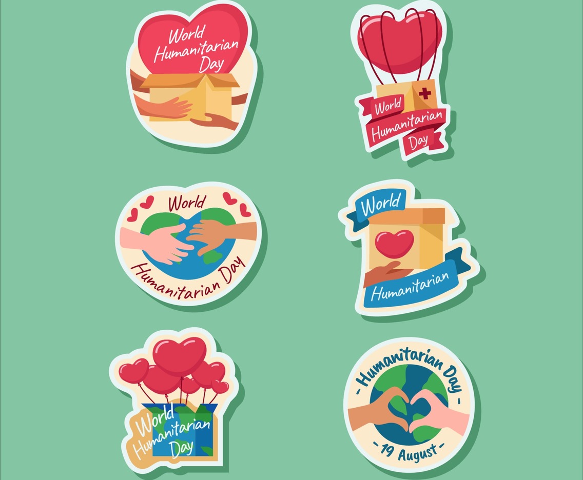Humanitarian Day Sticker Collection