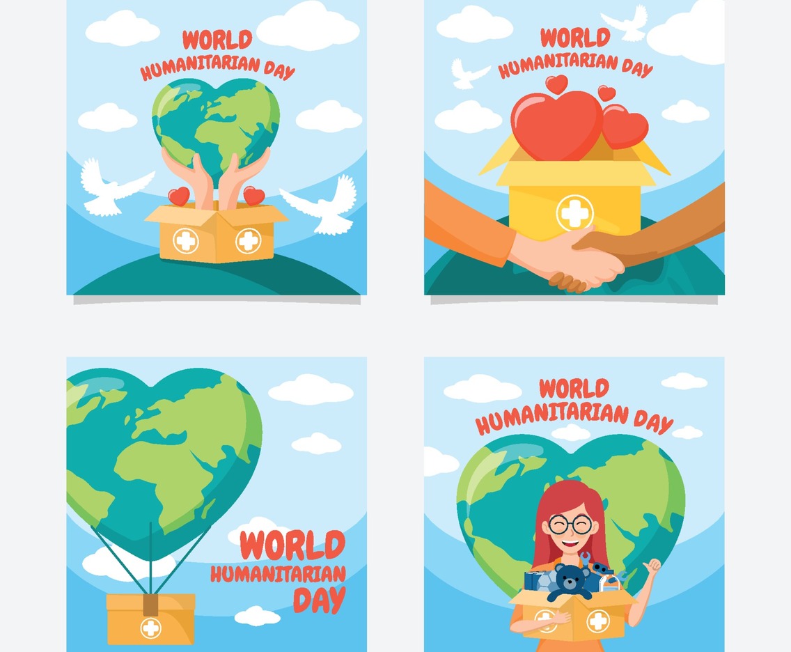 World Activism Humanitarian Day Social Media Banner
