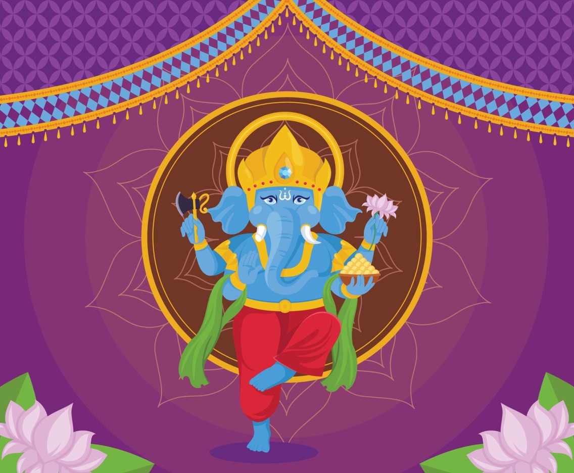 Ganesh Chaturthi Festival Background